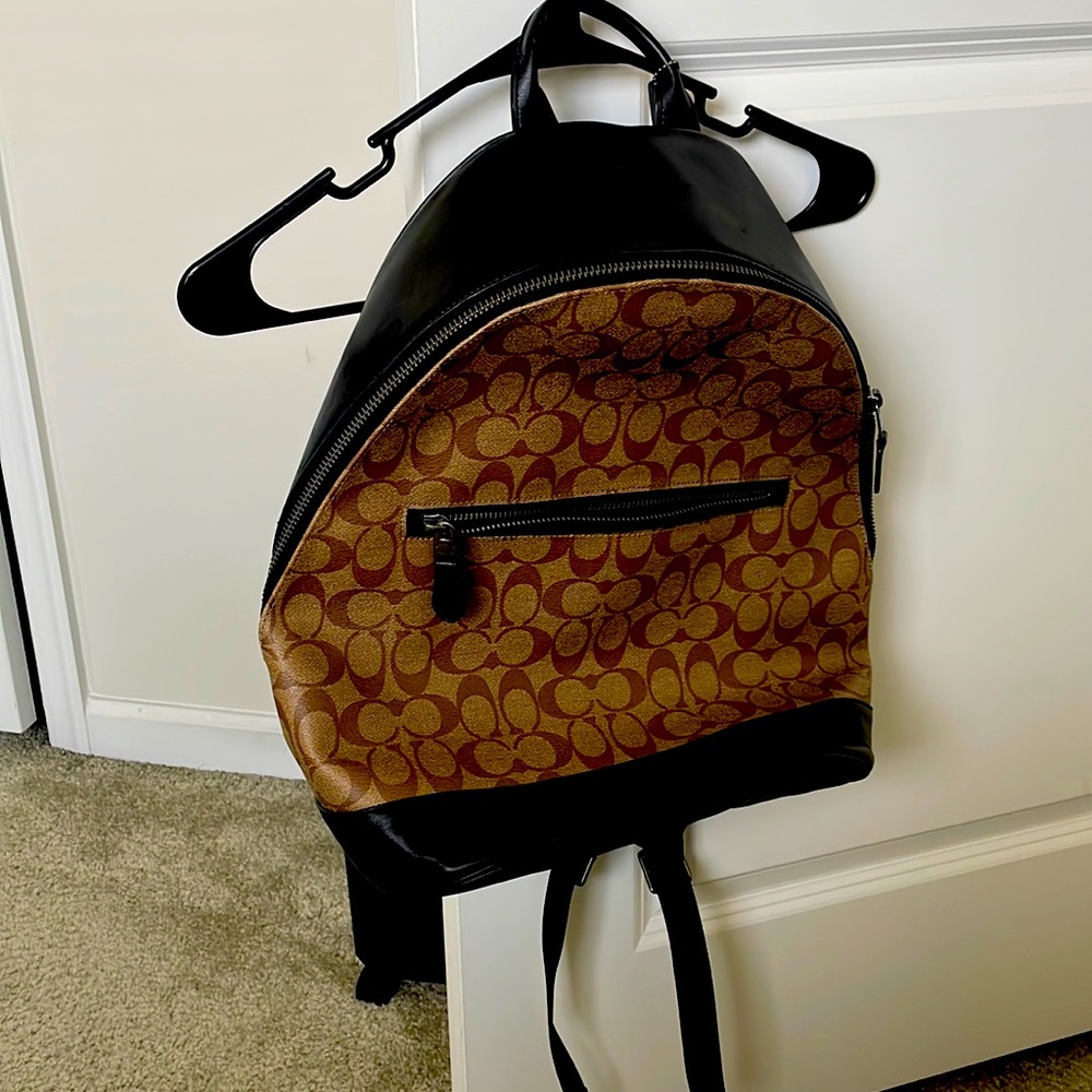 Mens Coach Backpack practically new